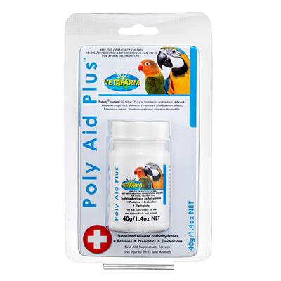 Vetafarm Poly Aid Plus Bird Vitamin (40g)