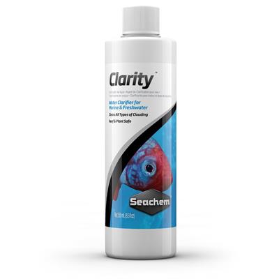 Seachem Clarity, Water clarifier for marine and freshwater,  Clears all types of clouding, Reef and plant safe