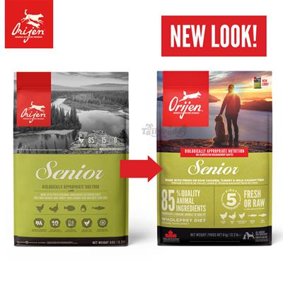 New! Orijen Food  for Senior Dog (340g,2kg,6kg,11.4kg)