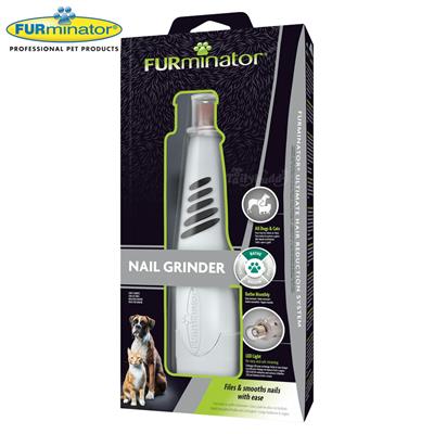FURminator Nail Grinder ตะไบเล็บ ที่เจียเล็บไฟฟ้า พร้อมไฟ LED แข็งแรง ทนทาน สำหรับสุนัข/แมว