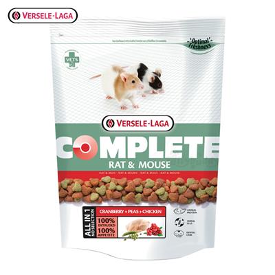 Complete - Rat & Mouse อาหารสำหรับหนูดัมโบ้แรท, แฟนซีแรท สูตรแคนเบอรี่+ถั่ว+ไก่ (500g)