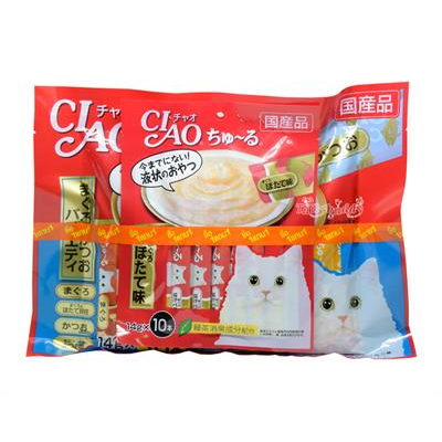 CIAO BIG BAG!  chu ru Tuna (maguro katsuo) variet 40 pcs Free! 10 pcs (SC-132)