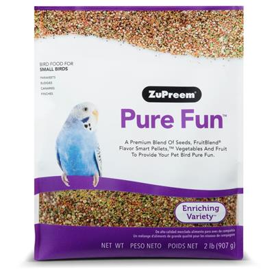 Zupreem Pure Fun vegetables and fruit to help excite and enrich your pet bird (Small Bird) (2lb/907g