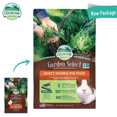 OXBOW Garden Select guinea pig adult (4lb/1.81 Kg.)