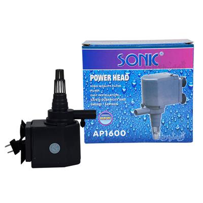 Sonic ปั้มน้ำขนาดเล็ก รุ่น AP1600 สำหรับตู้ปลา 30-36นิ้ว (900 L/h)