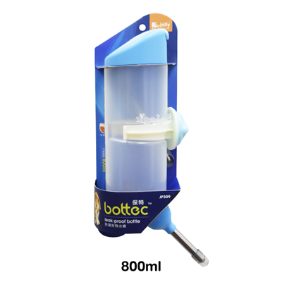 Jolly bottec ขวดน้ำป้องกันการรั่วซึมสำหรับกระต่าย ชินชิล่า ขวดใหญ่ (800ml) (JP309)