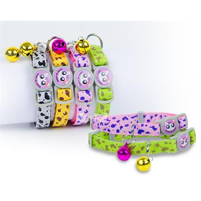 Cat safety collar (Tiger Pattern) (Random Colors)