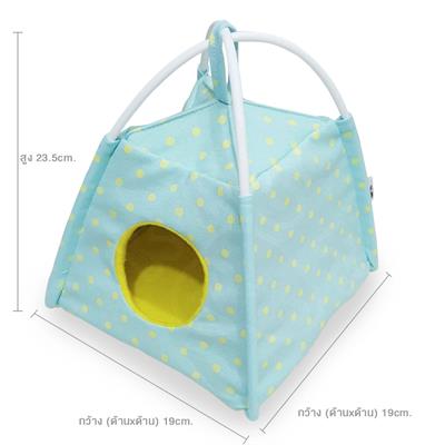 KPS Fun Tent for Sugar Glider (Dot Blue-Yellow)