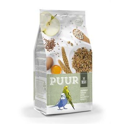 PUUR Budgie อาหารนกหงษ์หยก ธัญพืช ผลไม้รวม มากกว่า 31ชนิด สารอาหารครบถ้วน บำรุงขนและช่วยระบบย่อย (750g.)