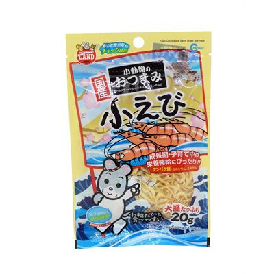 Marukan Calcium treats petit dried shrimps, provide additional protein and calcium (20g) (ML-89)