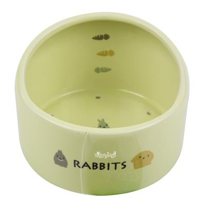 Marukan Ceramic bowl -Hood- for Rabbits (ES-15)