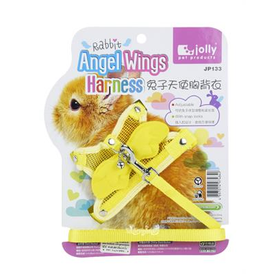 jolly angel wings harness, Adjustable with snap locks (Yellow) (JP133)