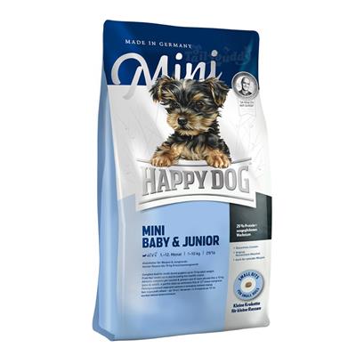 Happy Dog Mini Baby & Junior, Puppy diet for healthy development