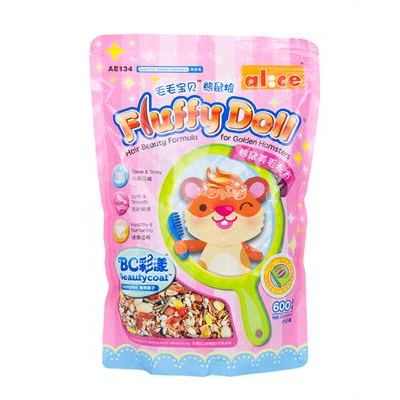 Alice อาหารเหนูแฮมสเตอร์ สูตรบำรุงขนสวยเป็นพิเศษ (600g) (AE134)