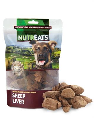 NUTREATS SHEEP LIVER Premium Dog treats, support the cardiovascular and nervous systems (50g)