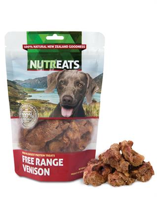 NUTREATS FREE RANGE VENISON Premium Dog treats, reduce the risk of anaemia, heart disease (50g)