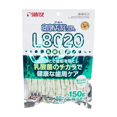 Sunrise L8020 ขนมขัดฟันแบบนิ่ม ผสมคลอโรฟิล ลดกลิ่นปาก สำหรับสุนัขพันธุ์ทอย,เล็ก,ลูกสุนัข (SS) (150g) (shg-044)