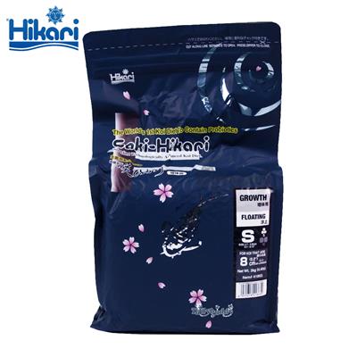 Saki-Hikari Growth (S) ฮิคาริ ซากิ อาหารปลาคาร์ฟพรีเมี่ยม สูตรเร่งโต (เม็ดเล็ก) (แบบลอย) (2kg, 15kg)