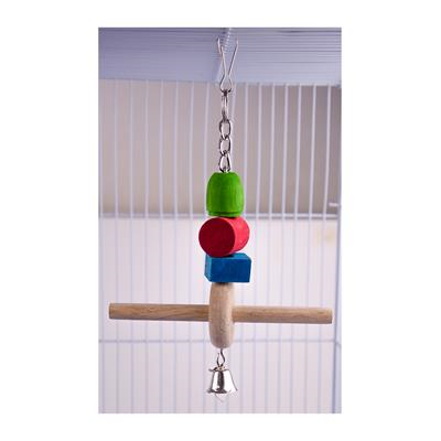 Maxi Pet Bird Toy wood hang (Aomyim) for small bird (length 8")