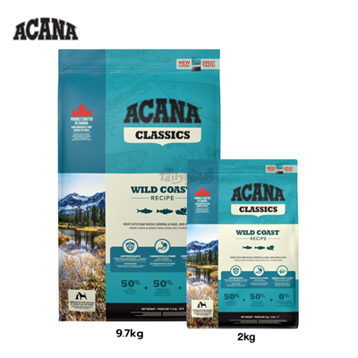 ACANA Wild Coast Dog food, Pacific Herring, Arrowtooth Flounder, Silver Hake (Classics Formula)