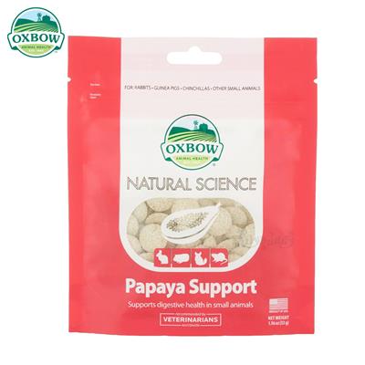 Oxbow Papaya Fruit Support digestive health for small animal (33g)