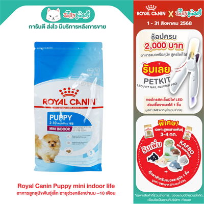 Royal Canin Puppy mini indoor life ( 0.5 kg ,1.5 kg ,3 kg)