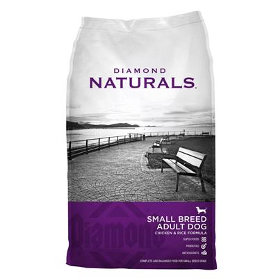 Diamond Naturals Small Breed Adult Dog Chicken & Rice Formula (Small kibble)
