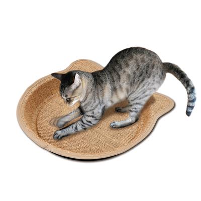 Marukan Cat Round Scratching Tray Hemp (Brown)