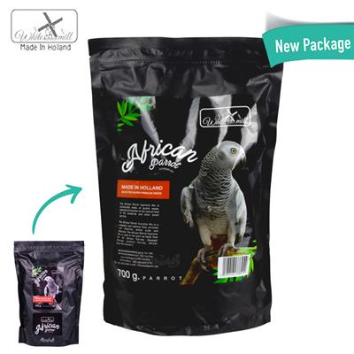 White Mill African Parrot อาหารนกแก้วใหญ่ ธัญพืชรวมเกรดพรีเมี่ยม (700g)