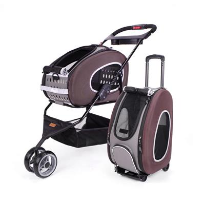 ibiyaya 5-in-1 Combo EVA Green Pet Carrier/Stroller (Luxury)   (FS 1009)