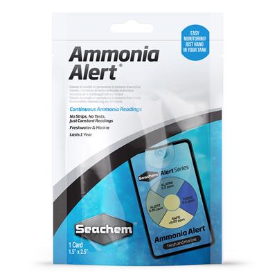 Seachem Ammonia Alert, Continuously detects and monitors free ammonia