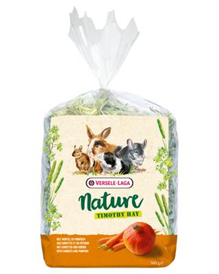 Versele-Laga Nature Timothy Hay Carrot & Pumpkin for optimal resistance (500g)