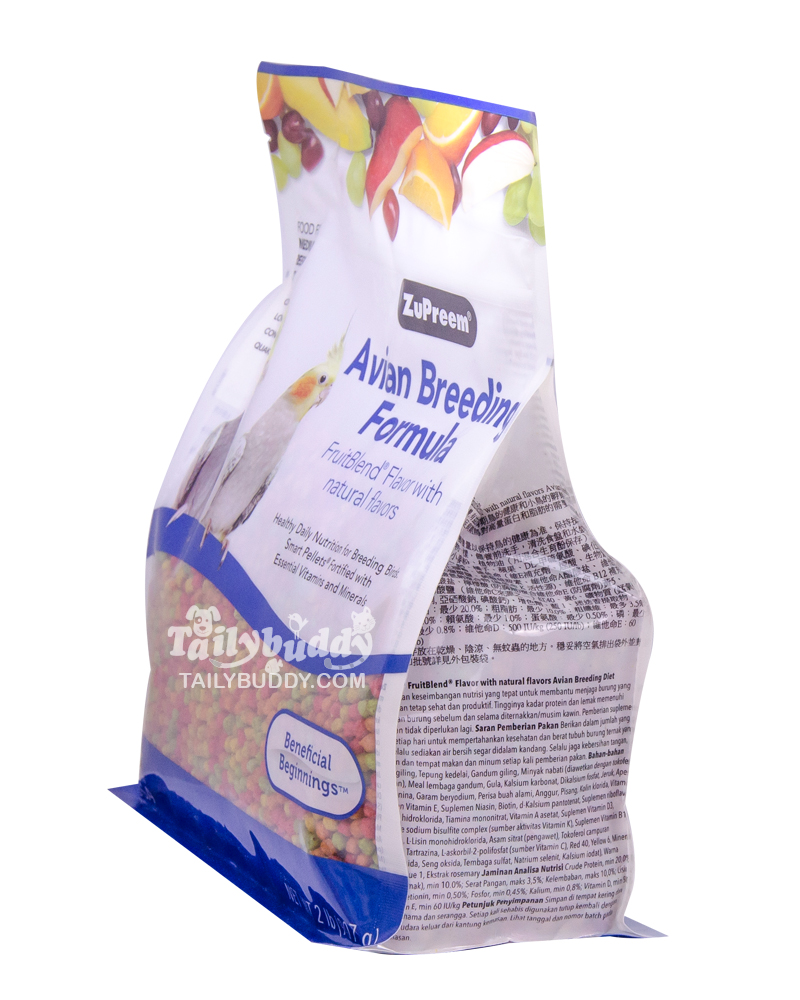 ZuPreem Fruit Blend Bird Food For Conures & Cockatiels – Medium Pellet, Made In USA