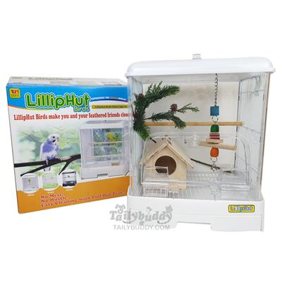 Lilliphut Birds Clear Cage 35