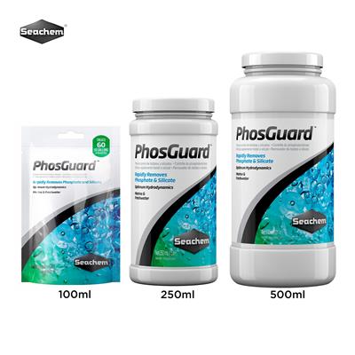 Seachem PhosGuard เม็ดควบคุมฟอสเฟสและซิลิเกตแบบรวดเร็ว ใช้ได้ทั้งตู้น้ำจืดและตู้ทะเล