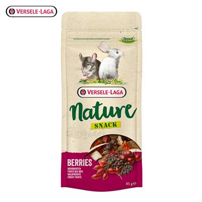 Versele-Laga Nature Snack Berries ขนมกระต่าย ชินชิล่า แกสบี้ หนูเดกู รสเบอร์รี่รวม ผลไม้ป่า (85g)