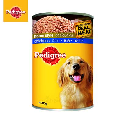 เพดดิกรี Pedigree - อาหารเปียกสุนัขแบบกระป๋อง รสเนื้อไก่ (400g. , 700g. , 1.15kg.)