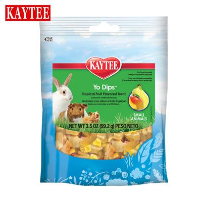Kaytee fiesta Yo Dips Tropical Fruit Flavored Treats for Small Animals  (99.2g)