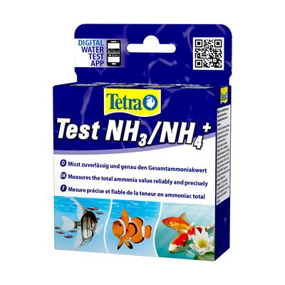 Tetra Test NH3/NH4+ Measures the total ammonia value reliably and precisely