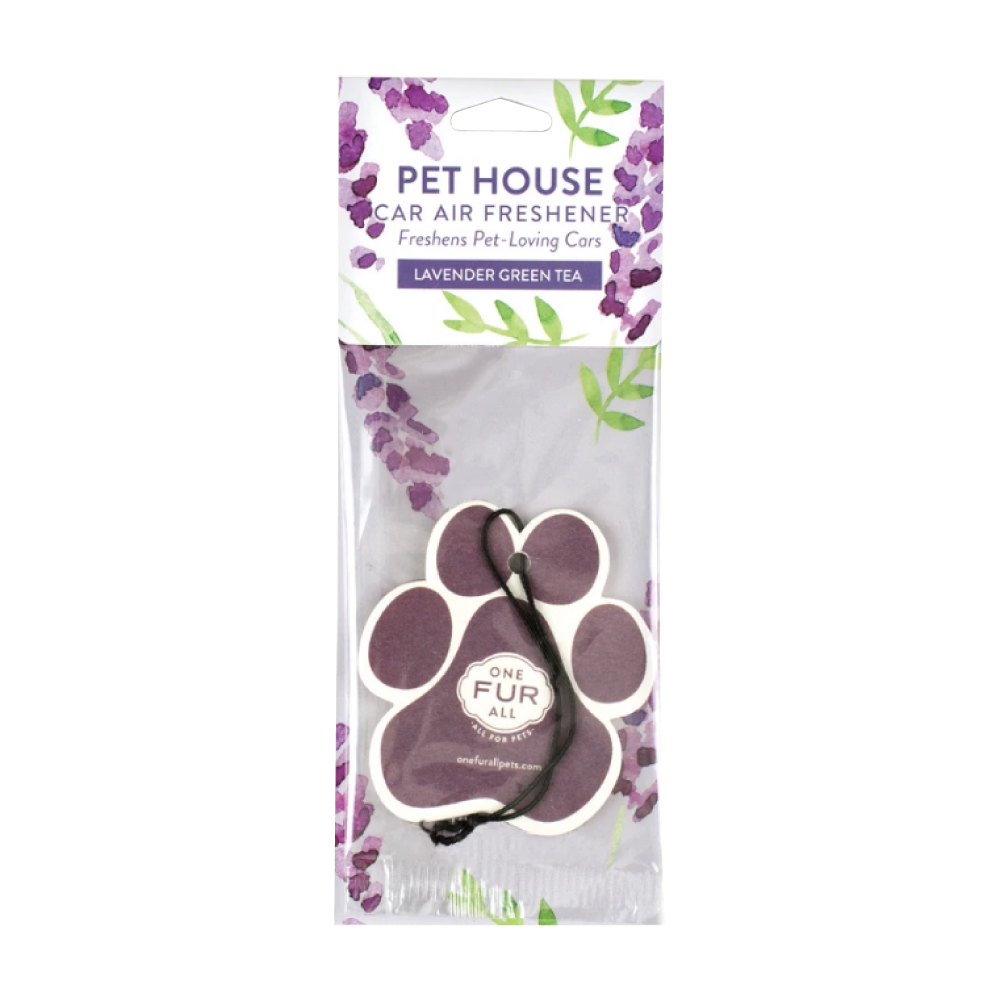 Pet House Car Air Freshener (Lavender Green Tea) แผ่นน้ำหอม แขวนในรถ