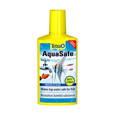 Tetra Aqua Safe ปรับสภาพน้ำ กำจัดคลอรีน และโลหะหนัก ที่มากับน้ำประปา ลดเครียด ลดการติดเชื้อ (100ml. , 250ml. , 500ml.)
