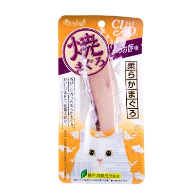 CIAO ยากิ ขนมแมวชิ้นปลาทูน่าย่าง รสปลาโอแห้ง (คัทสึโอะบูชิ) (20g) (TSC-03)