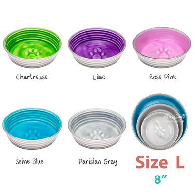 Loving Pets Le Bol Dog Bowls, Gorgeour, Extremely durable and noise-free (Size L / 8")