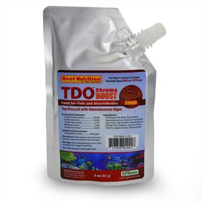 Reef Nutrition TDO Chroma boost (Small) Food for fish and invertebrates (3oz/85g)