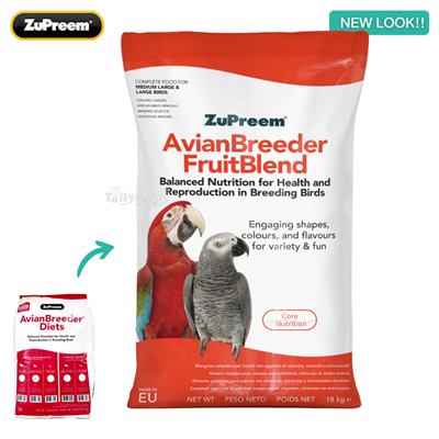 ซูพรีม Avian Breeding สูตรพ่อแม่พันธุ์ ในช่วงผสมพันธุ์ สำหรับแก้วขนาดกลาง-ใหญ่ คอร์นัวร์ อเมซอน (ML) (40lb/ 18.1kg)
