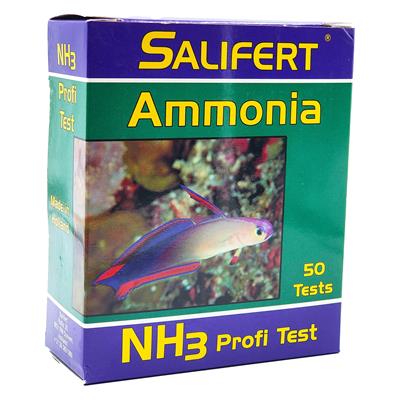 Salifert Ammonia (NH3) Test Kit - Premium liquid test kit for precise Ammonia (NH3) measurement in aquariums (50 Tests)