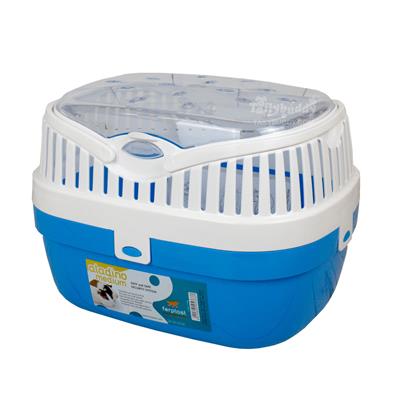 Ferplast Aladino Medium กรงสำหรับสัตว์เล็ก (สีฟ้า)