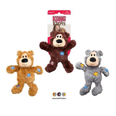 KONG Wild Knots Bear - soft and cuddly on the outside while durable and strong on the inside (medium)