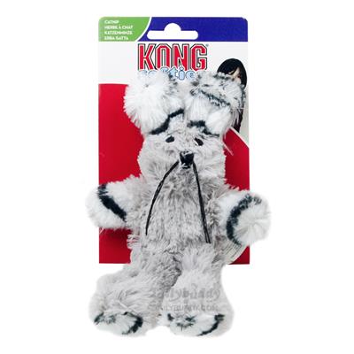 KONG Softies Fuzzy Bunny - soft plush fabric with a generous amount of KONG Premium North American catnip