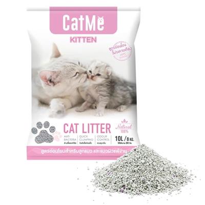 CatMe Cat Litter Kitten สูตรอ่อนโยนสำหรับลูกแมวและแมวผิวแพ้ง่าย (10L/8kg)